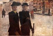 George Hendrik Breitner Women on the Rokin oil on canvas